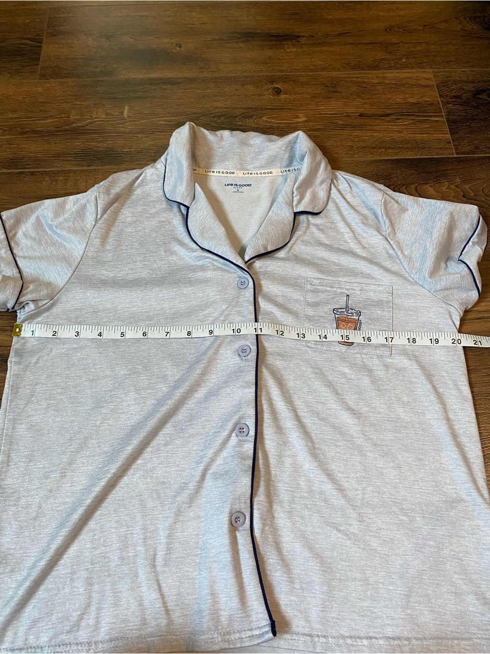 Life Is Good grey pajama set size large - Picture 11 of 14